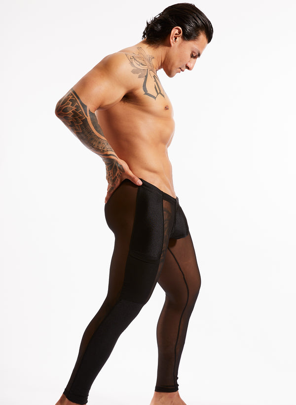 3.1 Men's XOUNDERWEAR Seamless Liner Tights Long with 2-Way