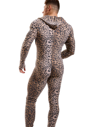 BL30 Fleece Leopard Onesie